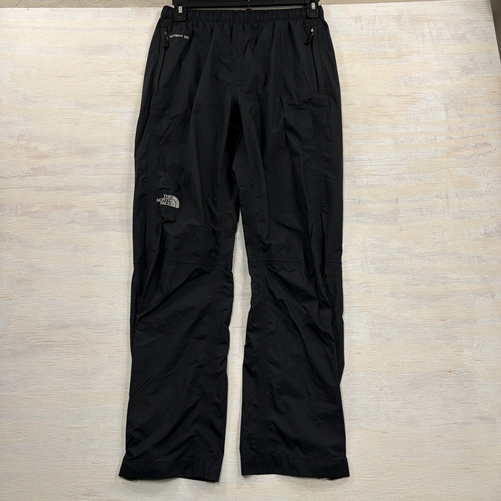 The North Face Rain Pants HyVent DT Medium Waterproof Black Mens Regular